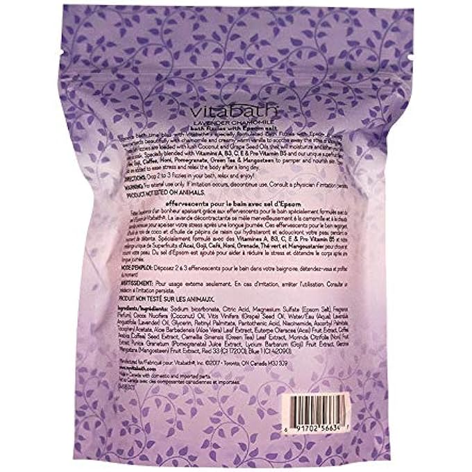 Vitabath Bath Fizzies, Lavender Chamomile, 10 Ounce - Image 3